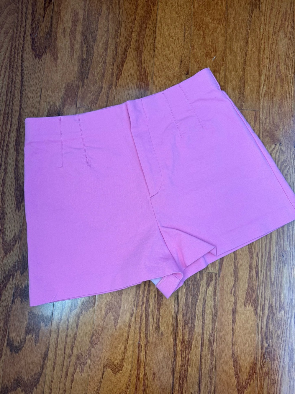 Zara Women’s Pink Stretch Knit Shorts